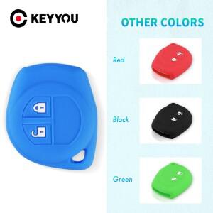 [호환품]KEYYOU 2버튼 실리콘 리모컨 자동차 키 커버 케이스 스즈키 호환 SX4 스위프트 비타라 리아나 짐니