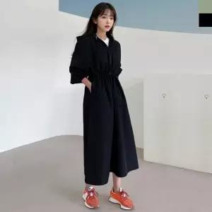 8867 아노락 여자스트랩 KPP 후드롱원피스