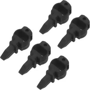 메카닉시티 진동 충격 흡수 감쇠 고무 패드 내부 5.5x2.1mm RC 쿼드콥터 FPV 짐벌 카메라 마운트 블랙/팩