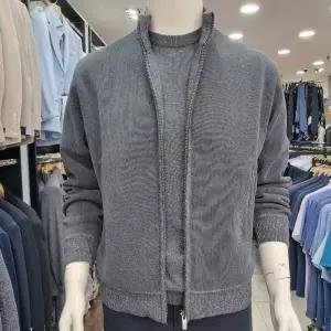 [런던포그]런던포그 HL01 그레이 융본딩 집업가디건8 Lowba372 (41293674)