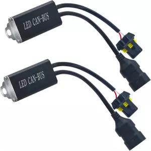 HIKARI 9005 9006 9012 캔버스 디코더 키트 호환성 깜박임 방지 저항 경고 캔슬러 팩 2개