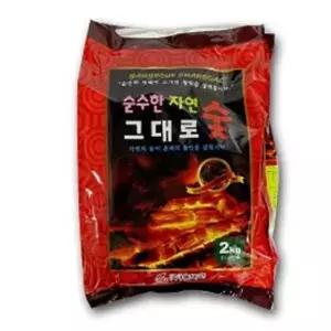 캠핑숯 숯연료 바베큐숯 2kg 바베큐연료 야외요리
