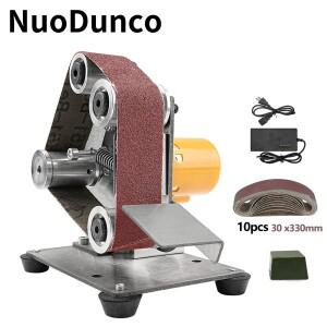 110V220V 미니 벨트 샌더 전기 벤치 그라인더 DIY 폴리 셔 금속 보석에 대 한 30x330mm 모래 목재 연 삭