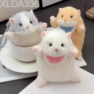  귀여운 말랑 햄스터 인형 키체인 가방 걸이 키홀더 키링 열쇠고리 말랑이 스트레스볼 제니오숲