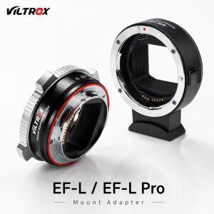 VILTROX EF-L Pro 자동 초점 렌즈 마운트 어댑터 (캐논 EF - L 카메라용)