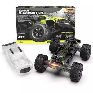 CROBOLL Mini 1 10 카본 파이버 RC 트럭 롤러 취미용 카 섀시 중앙 디퍼렌셜 변속기 구조 몬스터 지지대