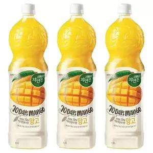 웅진 자연은 망고 주스 12PET 1.5L