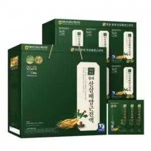 산삼 황제 산삼배양근진액 답례품 부모님 설날 추석 명절 선물세트 60ml 30포