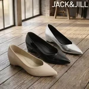 잭앤질 클라우드 에버 뾰족코 웨지 펌프스(JC6550)