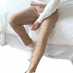 [라일리여성의류] Rly 여자 스판 기모 밴딩 바지 팬츠 데일리룩