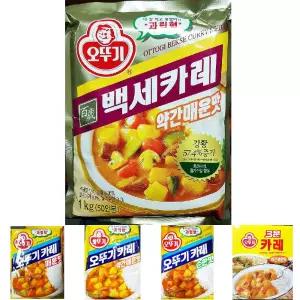 오뚜기 백세 카레 약간매운맛 1Kg/카레/가루/커리/즉석/분말/카래/인도/대용량/순한맛/매운맛/인스턴트