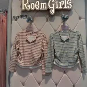 로엠걸즈 DP01 골지 레이어드  셔링 티셔츠 RGLA26W1C (51591696)
