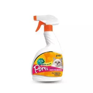 포르티 캣 항균 탈취제 1000ml(베이비파우더향)고양이냄새 냄세제거 탈취제