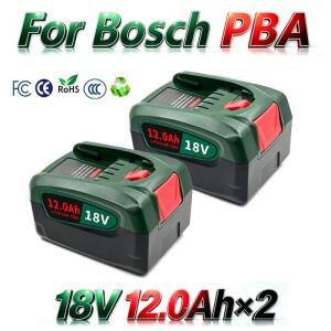 보쉬 PBA 18V용 12000mAh 배터리 홈 & 가든 도구 교체용
