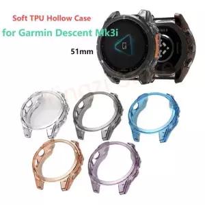 Garmin Descent Mk3i 51mm 스마트 시계 스트랩 밴드 Mk 3i 보호기 쉘 범퍼 커버 액세서리 용 소프트 TPU 중
