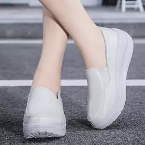여성 간호화 기능성 단화 간호사화 발편한 병원화 키높이 쿠션 5cm