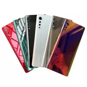LG 벨벳 5G G900용 100% A 글래스 후면 배터리 커버 도어 패널 하우징 케이스렌즈 교체 부품 포함