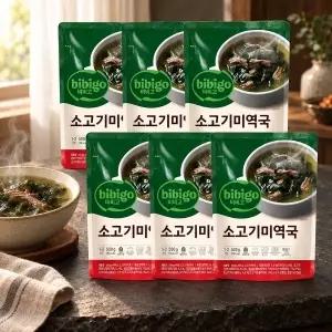 [CJ] 비비고 소고기 미역국 500g x 6_26830804