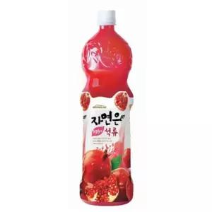 자연은 석류 1500ml/음료/주스/한박스/석류맛/편의점/가정/간식/대용량/가정용/쥬스/대량/과일/구성/납품