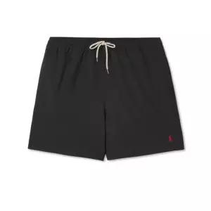 폴로 랄프 로렌 POLO RALPH LAUREN 14.6cm 트래블러 클래식 스윔 트렁크 블랙 MNPOSW