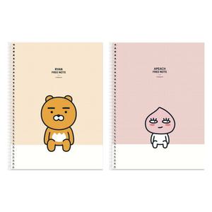 카카오프렌즈 프리노트 스프링 연습장