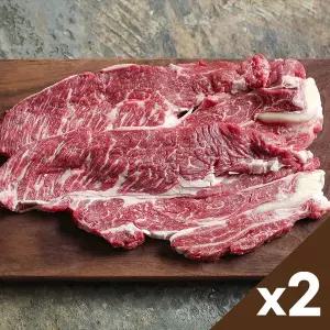 [자연맛남]푸짐한 국내산 소고기 1등급 꽃등심 200gx2팩 (총400g)