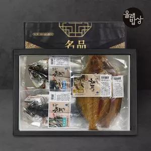 제주 반건조 혼합 선물세트 2호(민어+고등어+삼치+가자미 각 1미) 4미 1.2kg/미당 300g