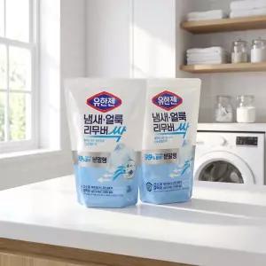 유한양행 유한젠 냄새 얼룩 리무버 산소계 표백제 세탁 가루 세제 분말 1kg x 2개