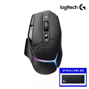 로지텍 코리아 G502X PLUS 무선 게이밍 마우스 + 장패드 세트 파워플레이 호환