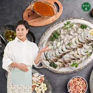 박정수 블랙타이거새우 3팩(총 60미) 저당칠리소스 증정