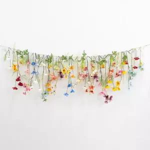코스모스 조화 가랜드 산들바람 140cm (DIY) 인테리어 꽃 벽장식 벽걸이 현관 문 꾸미기 소품 갈란드