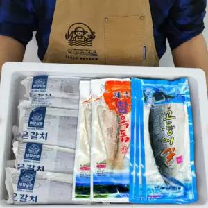 100% 제주산 손질 수산물 프리미엄 선물세트 은갈치 참옥돔 고등어 추석 설날 명절 이바지