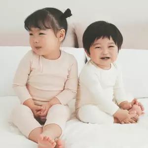 [달퐁]달퐁 쫀쫀배앓이방지 내의 아기 실내복 아기내복