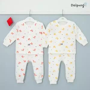 [달퐁]달퐁 트라이여우 보온 내의 실내복 아기실내복 아기내복
