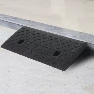문턱휠체어진입판 50X22X5CM 블랙 경사발판 오름턱 경사고무판 안전발판