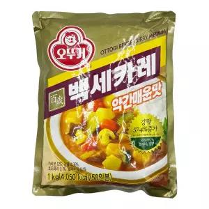 백세카레 약간매운맛 1Kg 대용량 오뚜기