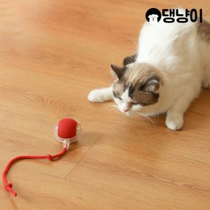 [댕냥이] 강아지 고양이 스마트 LED볼 자동장난감 (+로프 포함)