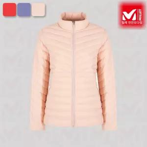 MILLET 아웃도어 여성 경량 패딩 패커블 다운 숏패딩 자켓 핑크_CA