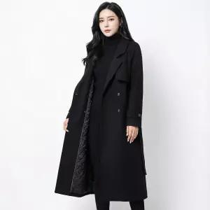 클라셰 (77까지)레이디퀼팅롱코트+벨트SET_B5W0037