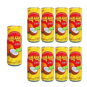 [아트박스]/마전동상회 롯데 쌕쌕 오렌지 과즙 캔 음료 240ml 30개