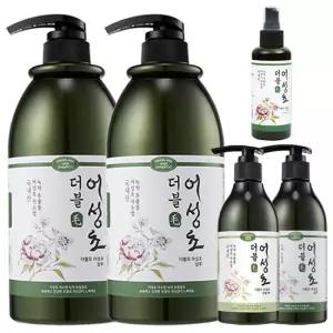 더블모 어성초 샴푸 1000ml 2개+모발팩 300ml 미스트 택1