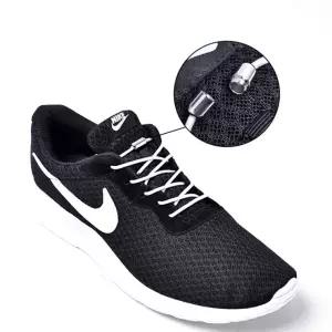 매듭없는 신발끈 세트 실리콘 고무줄 고무 운동화끈 정리 무매듭 캡슐형 둥근끈 스팟 (당일출고