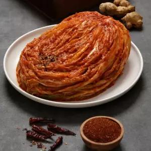 실비김치 매운 배추 포기 김치 2kg, 1개