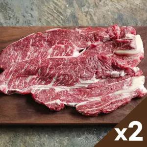 푸짐한 국내산 소고기 1등급 꽃등심 200gx2팩 (총400g)