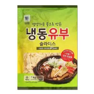 대림 냉동유부 슬라이스 1kg