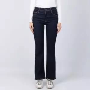 리바이스 LEVI'S 여성 청바지 725 하이라이즈 부츠컷 블루블랙 187590122 218186