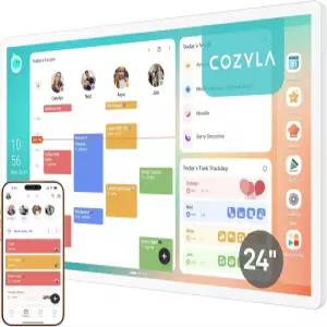 코질라 캘린더 플러스 2 24인치 스마트 디지털 월 터치 스크린 및 구독 가족 대시보드 없음 시스템용 전자