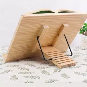 우드 각도 받침대 39x28cm 책 1단 독서대 대형 조절 책받침대