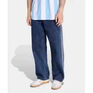 아디다스 KD1499 여성 청바지 데님 파이어버드 팬츠 - 블루 6046395