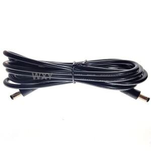18AWG DC 전원 플러그 5.5 x 2.1mm 남성 - CCTV 어댑터 커넥터 케이블 12V 연장 코드